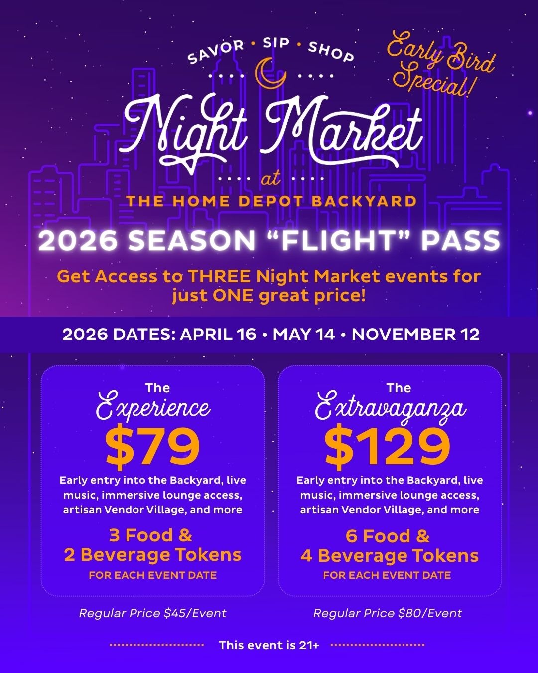2026 Truist Night Market Season "Flight" Pass